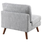 Armless Chair - Churchill Button Tufted Armless Chair Grey | Coaster - 551302 - Home Elegance USA - 7