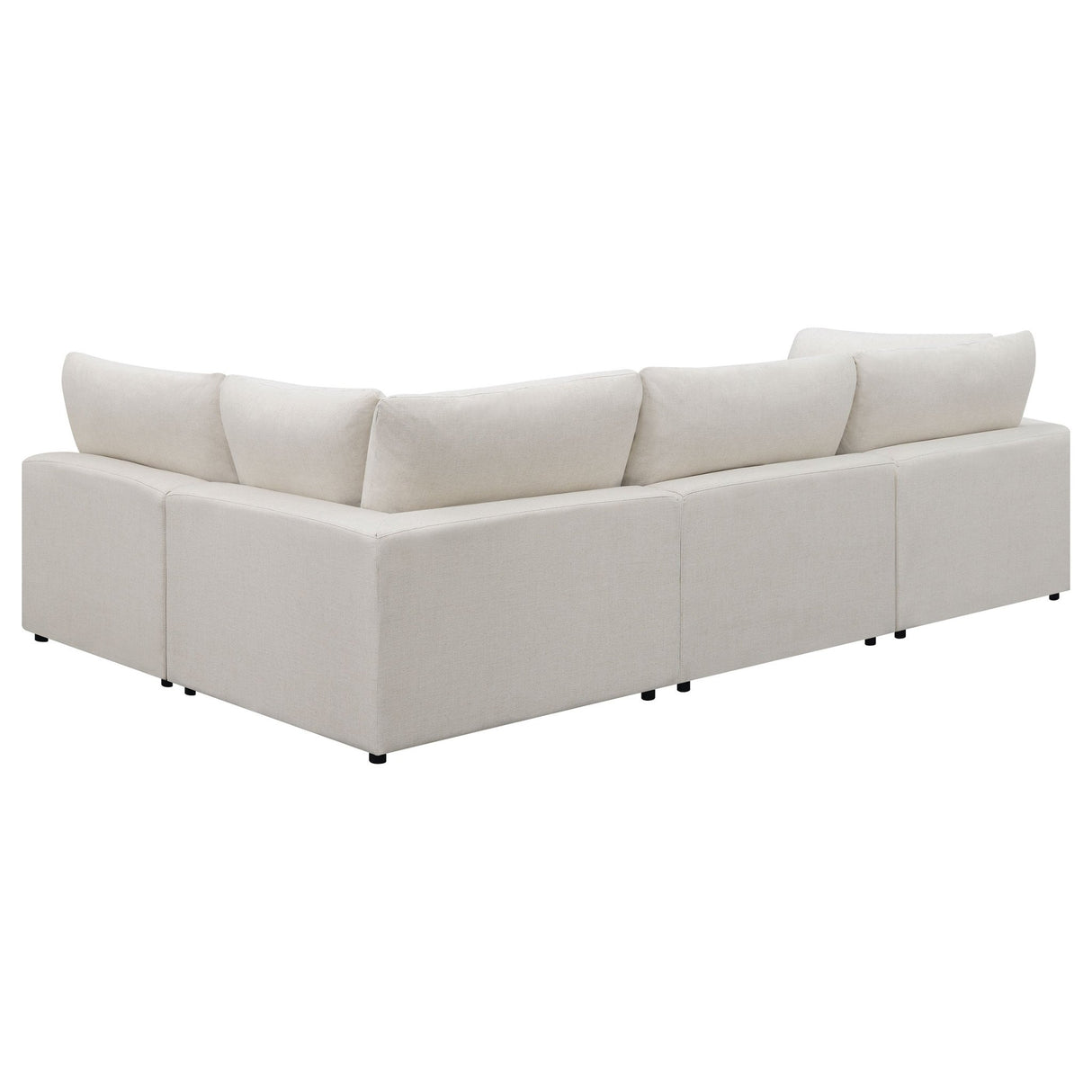 Serene 4 - piece Upholstered Modular Sectional Beige | Coaster | Home Elegance USA