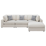 Serene 4 - piece Upholstered Modular Sectional Beige | Coaster | Home Elegance USA