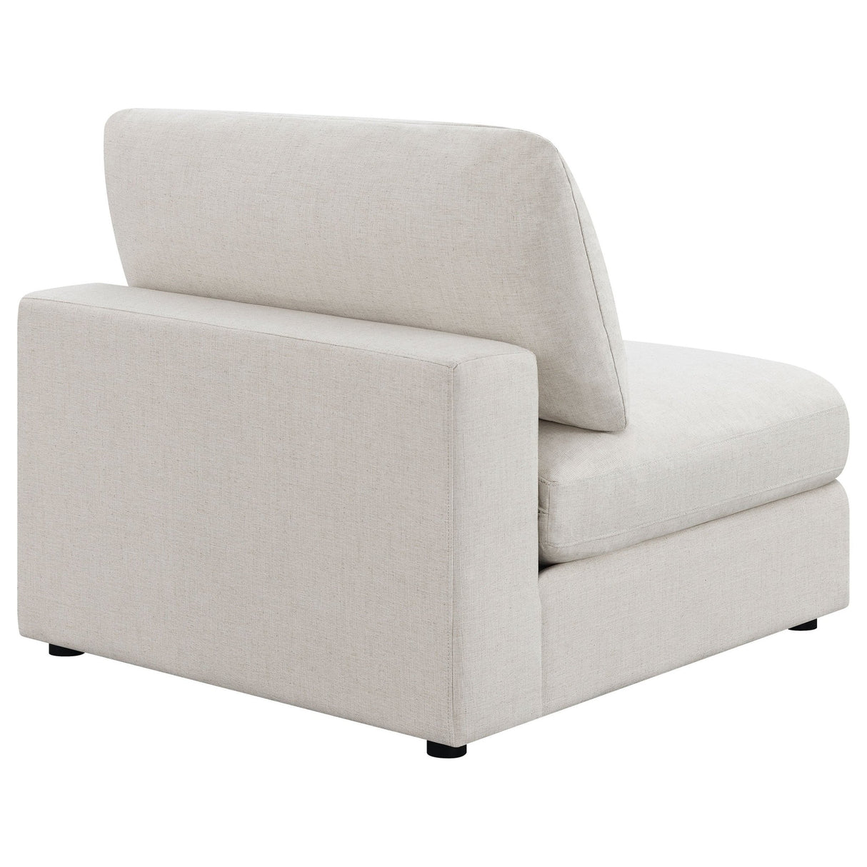 Armless Chair - Serene Upholstered Armless Chair Beige | Coaster | Home Elegance USA