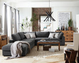 Serene 4 - piece Upholstered Modular Sectional Charcoal - 551324 - SETB - image - 2