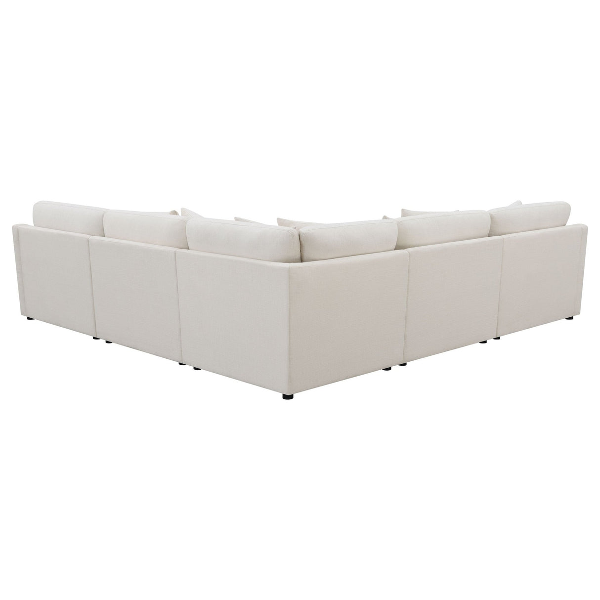 Hobson 6 - piece Reversible Cushion Modular Sectional Off - White | Coaster | Home Elegance USA