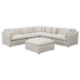 Hobson 6 - piece Reversible Cushion Modular Sectional Off - White | Coaster | Home Elegance USA