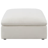 Ottoman - Hobson Cushion Seat Ottoman Off-White