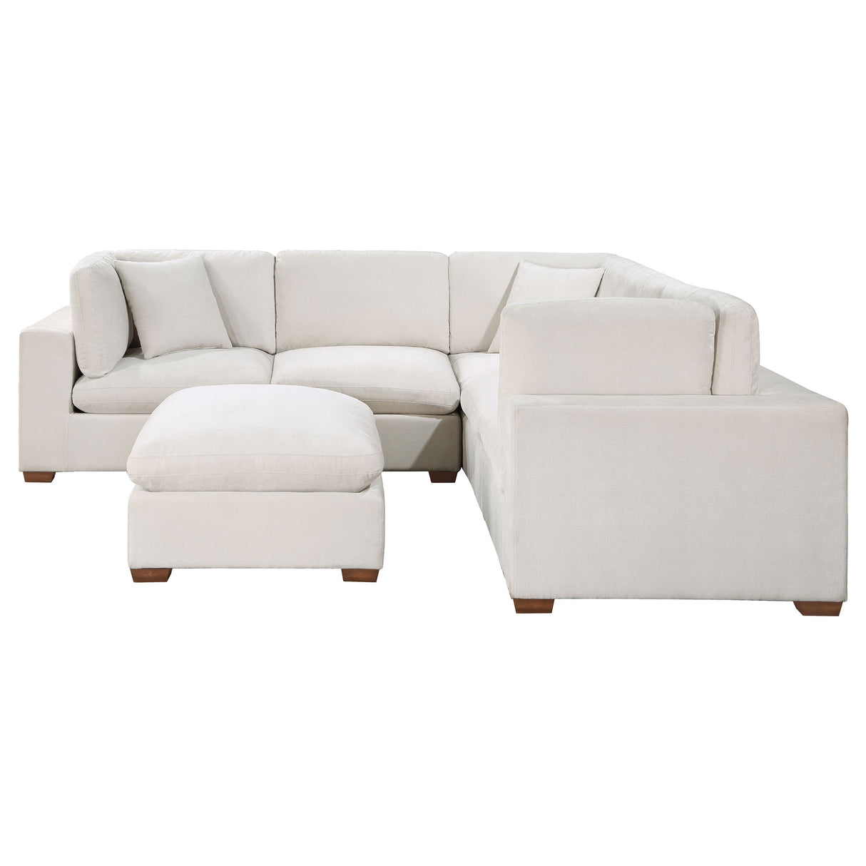 Modular Sectional 6 Pc Set - Lakeview 6-piece Upholstered Modular Sectional Sofa Ivory