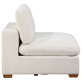 Armless Chair - Lakeview Upholstered Armless Chair Ivory