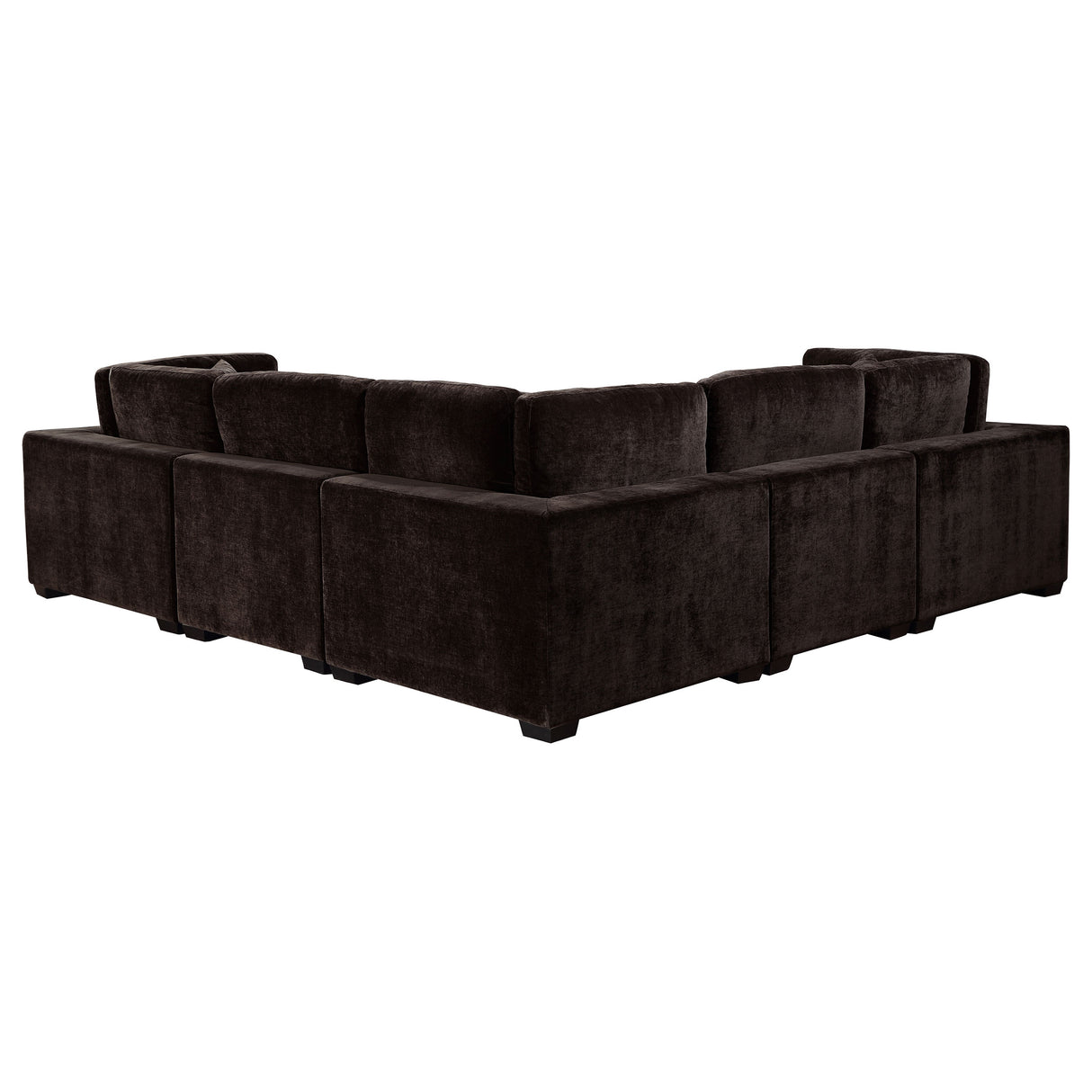 Modular Sectional 6 Pc Set - Lakeview 6-piece Upholstered Modular Sectional Sofa Dark Chocolate