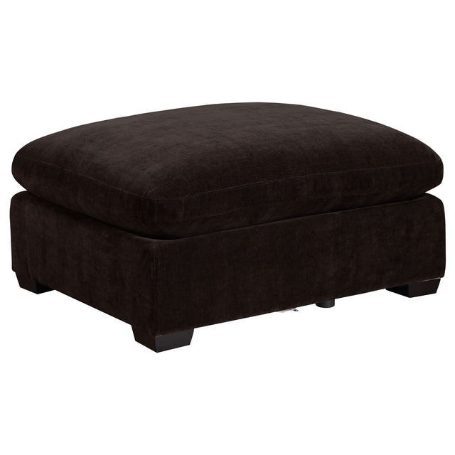 Ottoman  - Lakeview Upholstered Ottoman Dark Chocolate