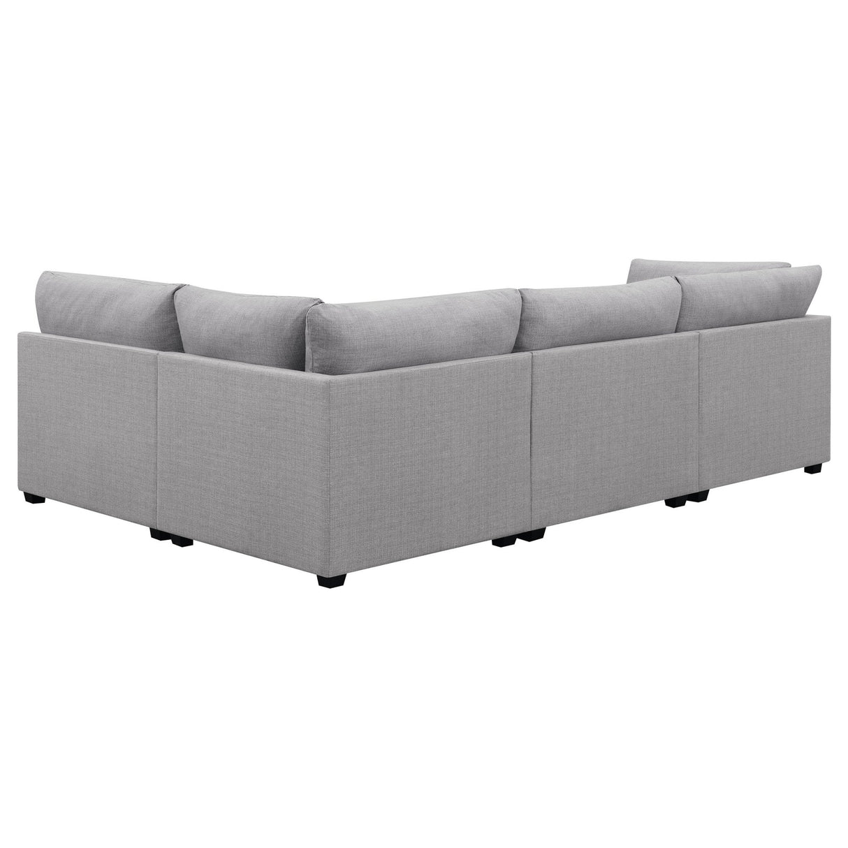 Cambria 4 - piece Upholstered Modular Sectional Grey | Coaster | Home Elegance USA