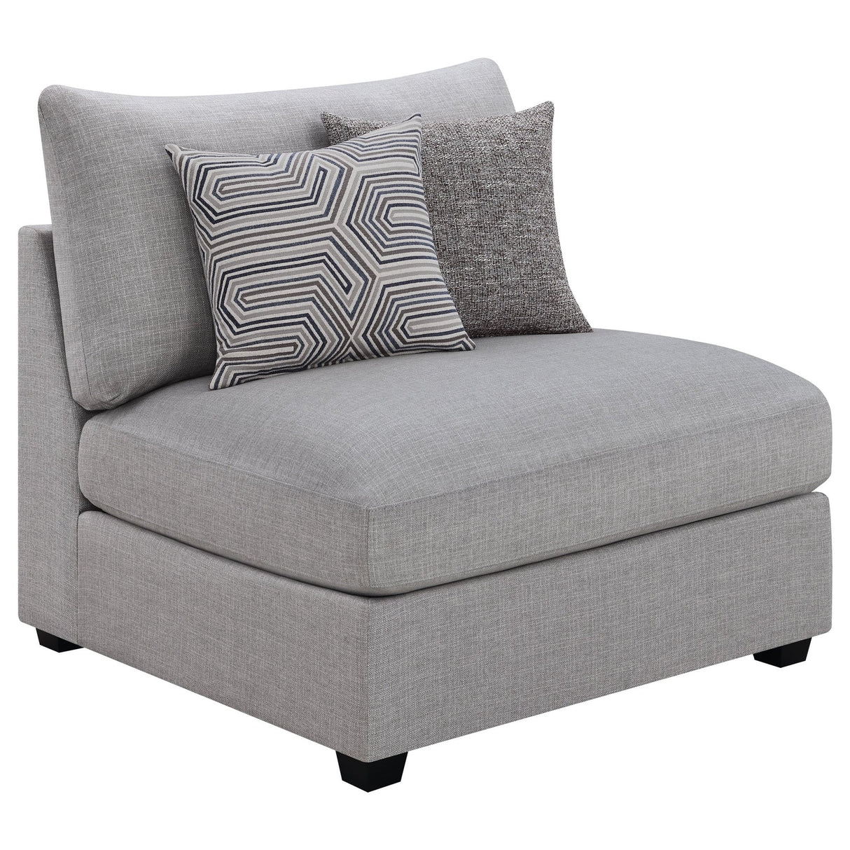 Cambria 4 - piece Upholstered Modular Sectional Grey - 551511 - S4A - image - 6