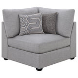 Cambria 4 - piece Upholstered Modular Sectional Grey | Coaster | Home Elegance USA