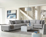 Cambria 5 - piece Upholstered Modular Sectional Grey - 551511 - S5B - image - 2