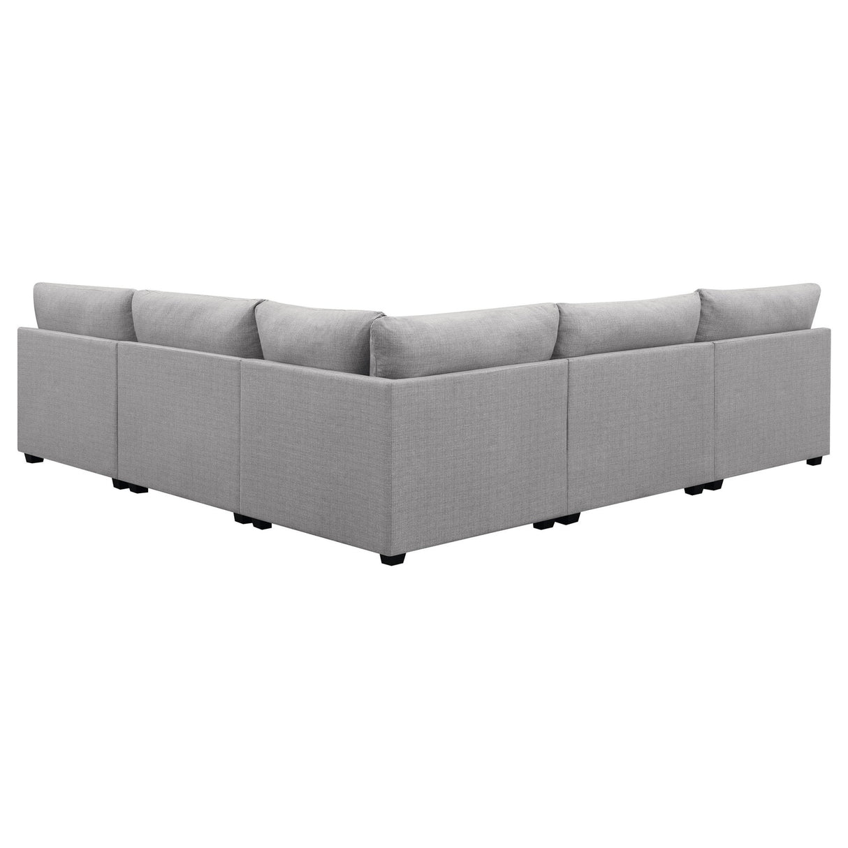 Cambria 5 - piece Upholstered Modular Sectional Grey | Coaster | Home Elegance USA