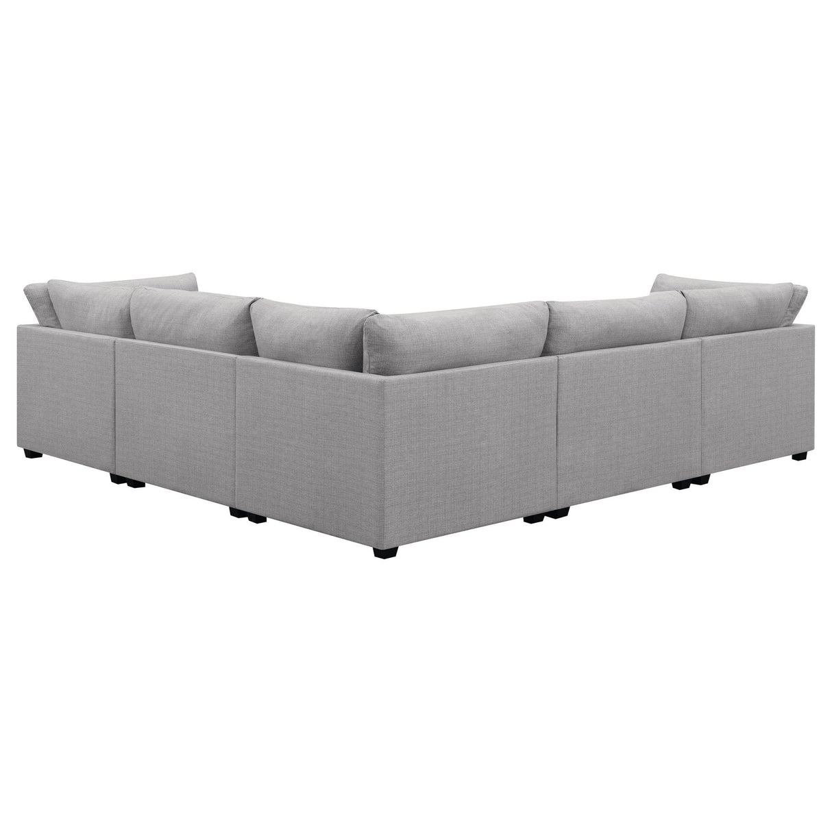 Cambria 6 - piece Upholstered Modular Sectional Grey - 551511 - S6B - image - 4