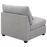 Armless Chair - Cambria Upholstered Armless Chair Grey | Coaster | Home Elegance USA