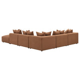 Jennifer 6 - piece Upholstered Modular Sectional Terracotta | Coaster | Home Elegance USA