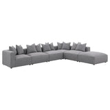 Jennifer 6 - piece Tight Seat Modular Sectional Grey | Coaster | Home Elegance USA