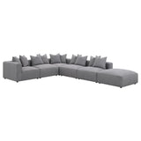 Jennifer 6 - piece Tight Seat Modular Sectional Grey | Coaster | Home Elegance USA