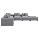 Jennifer 6 - piece Tight Seat Modular Sectional Grey | Coaster | Home Elegance USA