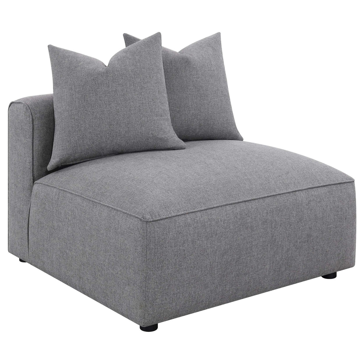 Jennifer 6 - piece Tight Seat Modular Sectional Grey - 551594 - SET - image - 8