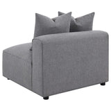 Jennifer 6 - piece Tight Seat Modular Sectional Grey - 551594 - SET - image - 10