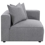 Jennifer 6 - piece Tight Seat Modular Sectional Grey - 551594 - SET - image - 11