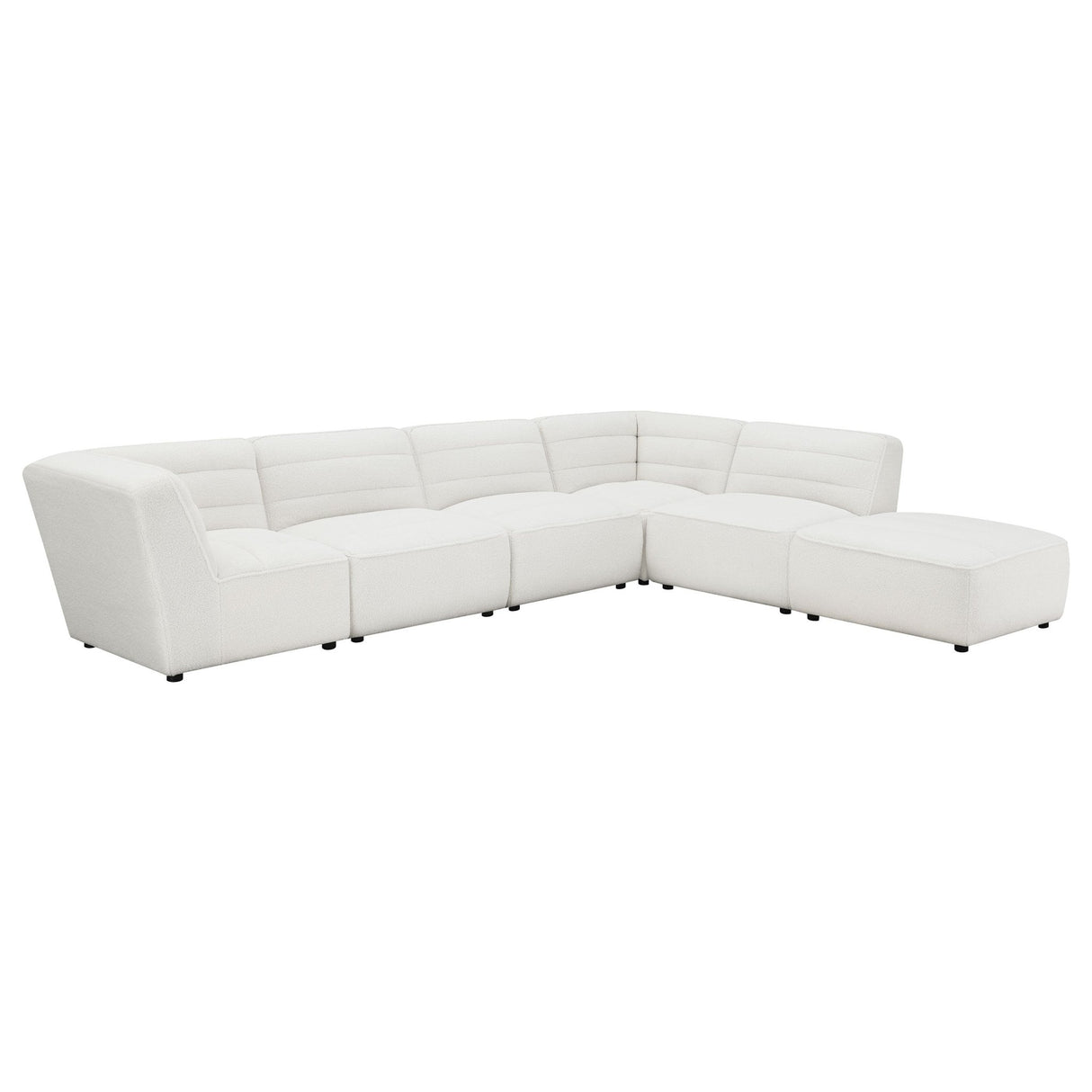 Sunny 6 - piece Upholstered Sectional Natural | Coaster | Home Elegance USA