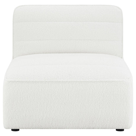 Armless Chair - Sunny Upholstered Armless Chair Natural | Coaster | Home Elegance USA