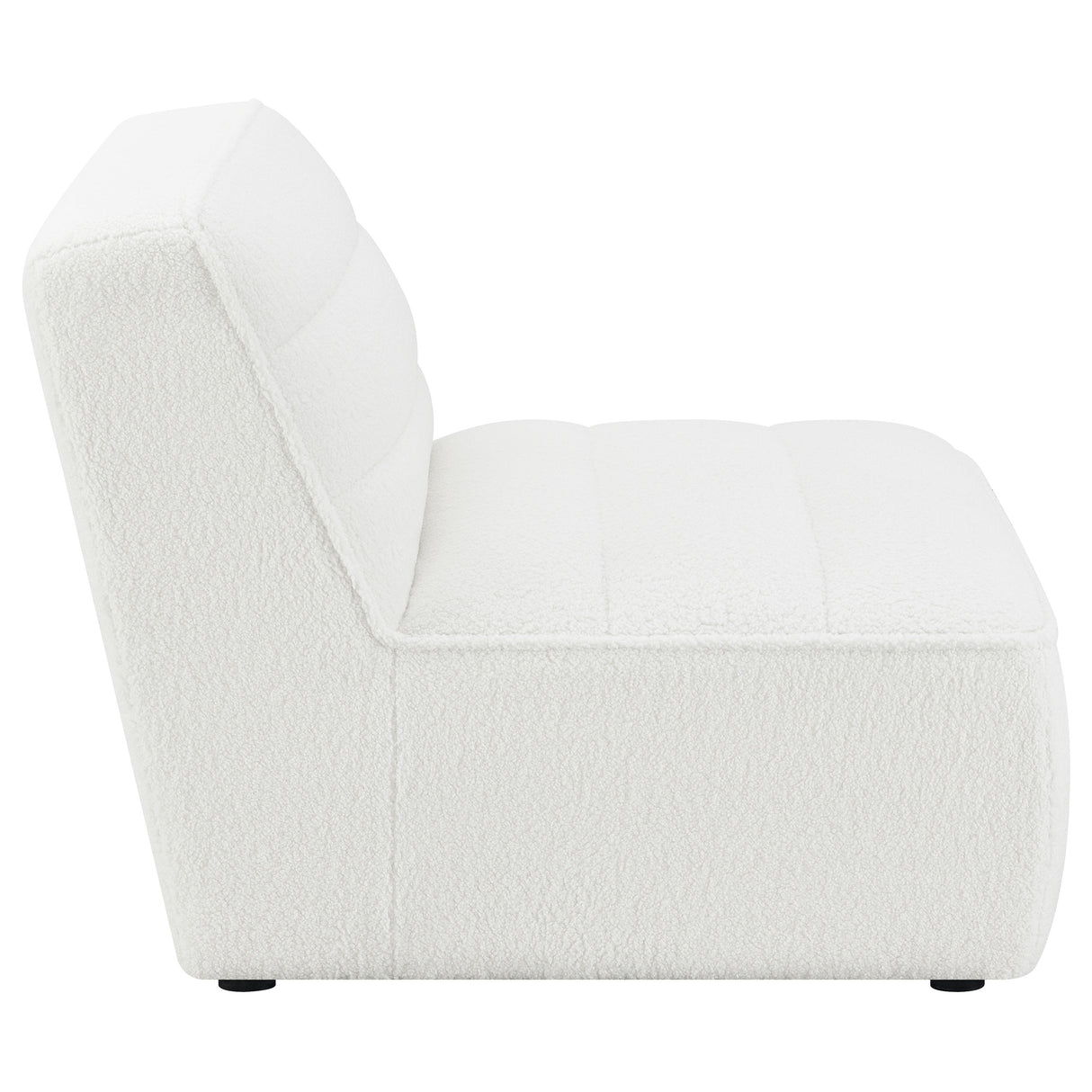 Armless Chair - Sunny Upholstered  Armless Chair Natural