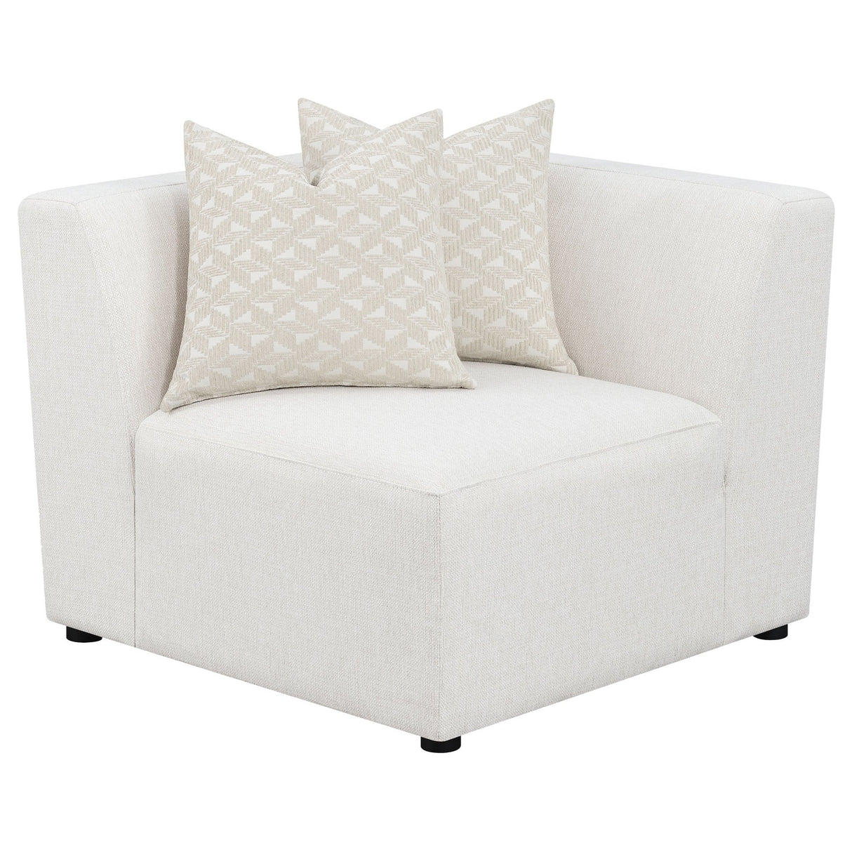 Freddie 7 - piece Upholstered Modular Sectional Pearl | Coaster | Home Elegance USA