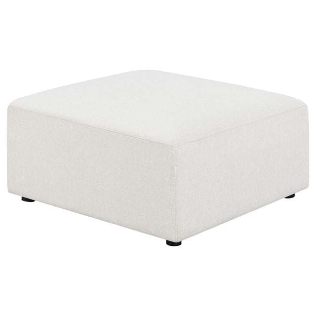 Ottoman - Freddie Upholstered Square Ottoman Pearl