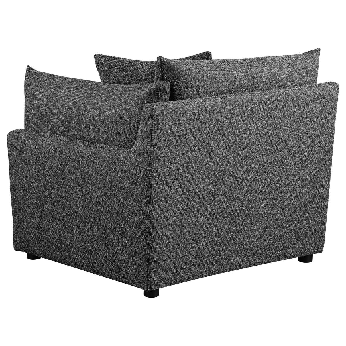 Sasha 6 - Piece Upholstered Modular Sectional Barely Black - 551681 - SET - image - 16