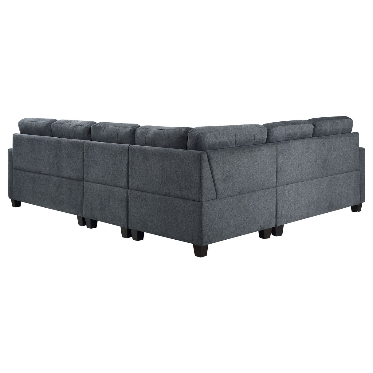 Modular Sectional 4 Pc Set - Georgina 4-piece Upholstered Modular Sectional Sofa Steel Grey