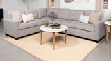 Modular Sectional 4 Pc Set - Georgina 4-piece Upholstered Modular Sectional Sofa Steel Beige