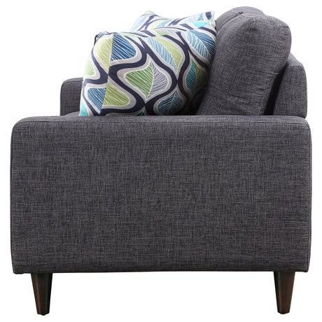 Loveseat - Watsonville Tufted Back Loveseat Grey