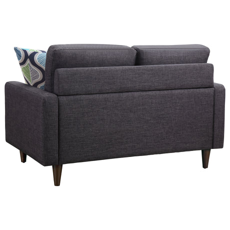 Loveseat - Watsonville Tufted Back Loveseat Grey