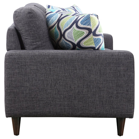 Loveseat - Watsonville Tufted Back Loveseat Grey