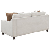 Sofa - Christine Upholstered Cushion Back Sofa Beige