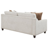 Sofa - Christine Upholstered Cushion Back Sofa Beige