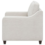 Chair - Christine Upholstered Cushion Back Chair Beige