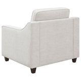 Chair - Christine Upholstered Cushion Back Chair Beige