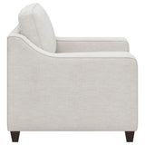 Chair - Christine Upholstered Cushion Back Chair Beige