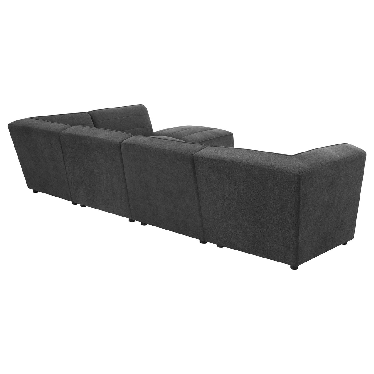 Sunny Upholstered 6 - piece Modular Sectional Dark Charcoal - 552081 - SET - image - 4