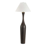 Pravin Floor Lamp Dark Wood - Black by Uttermost - View 4