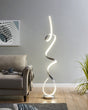 Amsterdam LED Dimmable 63" Floor Lamp // Silver  | Finesse - sold by Home Elegance USA