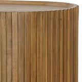 Reese Pleated 2 Door Cabinet Woodtone - Light Brown by Uttermost - View 9
