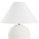 Rocio Ceramic Table Lamp - White by Uttermost - View 4