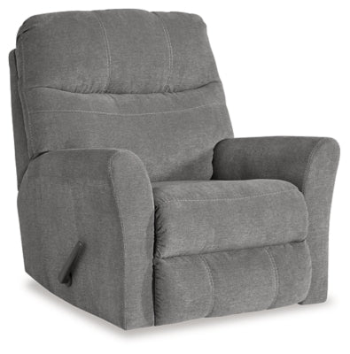 Ashley Gray Marleton Rocker Recliner - Microfiber | Home Elegance USA