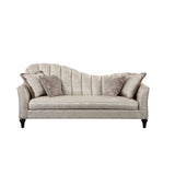 Athalia Sofa W/4 Pillows 55305 Shimmering Pearl Fabric | Acme - 55305 - Home Elegance USA - 2