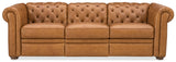 Glover Power Reclining Sofa With Power Headrest - Light Brown by Hooker Furniture - View 1